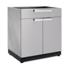 NewAge Products Classic Series - Modular 32" 2 Door with Drawer Cabinet - Stainless Steel