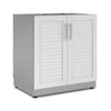 NewAge Products Classic Series - Modular 32” 2 Door Cabinet - Louvered White