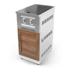 NewAge Products Platinum Dual Side Burner Cabinet | Stainless Steel - Louvered Grove