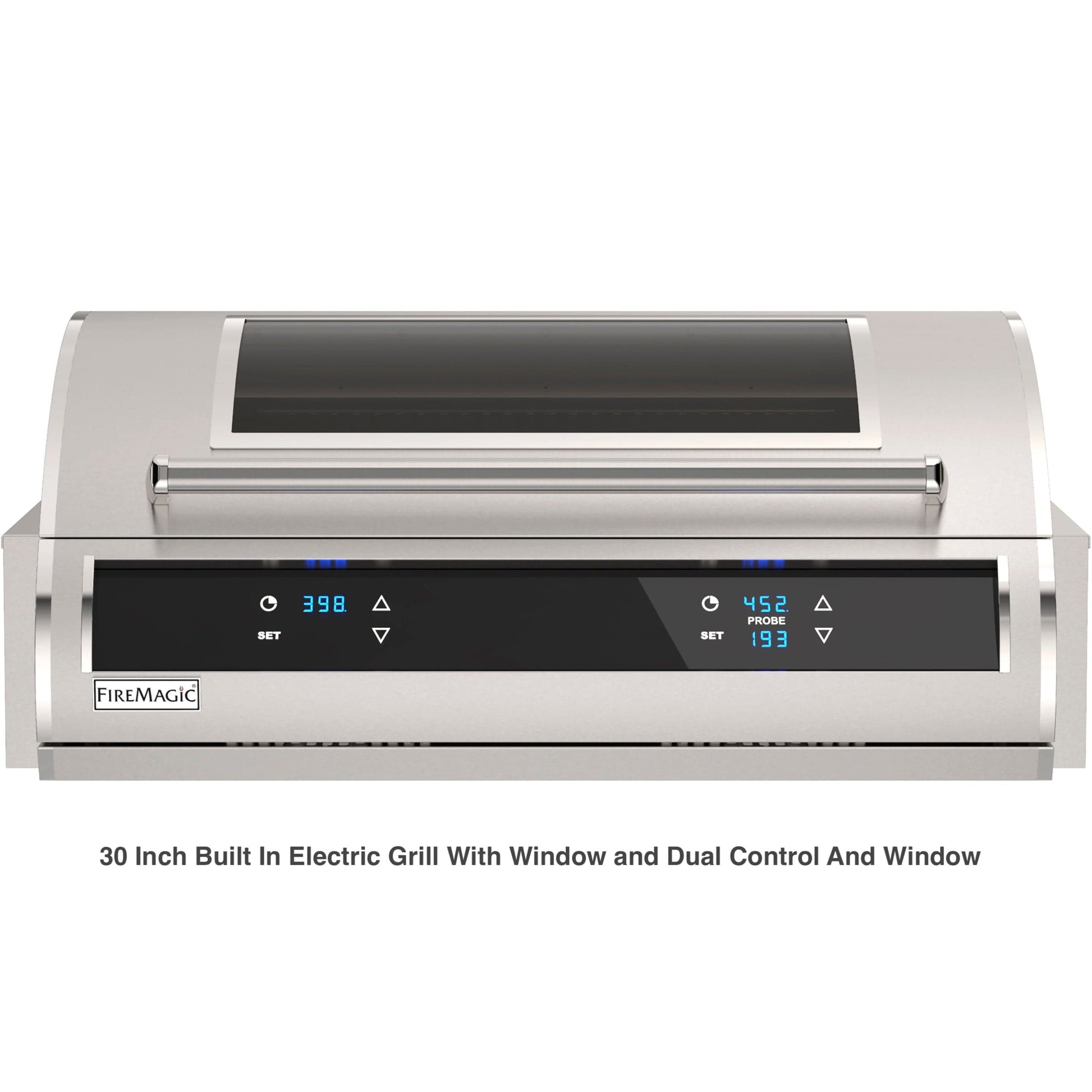 Firemagic Grills Electric Grill w/ Two Controls & Window Fire Magic 30" Built-In Electric Grill / EL500i, EL500i-4Z1E-W, EL500i-3Z1E