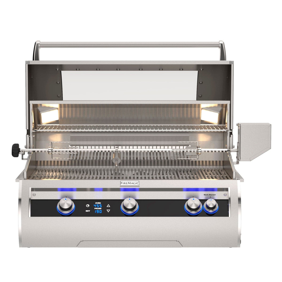 Firemagic Grills Fire Magic Echelon Diamond E790i Built-In Grill with Rotisserie and Digital Thermometer / E790i-9E1N(P), E790i-9L1N(P), E790i-9E1N(P)-W, E790i-9L1N(P)-W