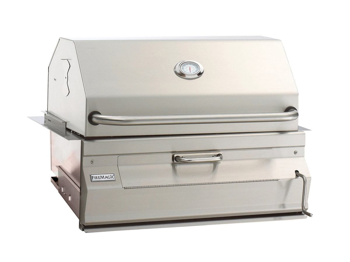 Firemagic Grills Fire Magic Legacy 30&quot; Built-In Stainless Steel Charcoal Grill / 14-SC01C-A