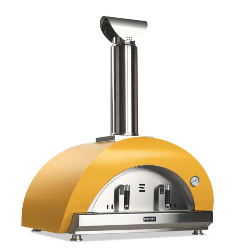 OutdoorKitchenPro Coyote 40 Inch Duomo Wood Fired Pizza Oven / Cart Option / C1PZ40WY, C1PZ40WC, C1PZ40WMB