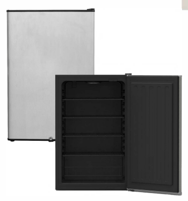 Summerset Refrigeration + Cooling Summerset 22" 4.1c Outdoor Approved Fridge, #304SS Reversible Door with Lock | RFR-22S