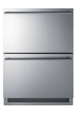 Summit Refrigeration + Cooling Summit 24" Wide 2-Drawer All-Freezer, ADA Compliant / ADFD2D24