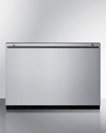 Summit Refrigeration + Cooling Summit 24" Wide Built-In Drawer Refrigerator / 2.0 cu.ft. Capacity, Panel-ready Drawer Front, 304 Grade Stainless Steel Drawer, Digital Thermostat, LED Lighting, Drawer divider / SDR24