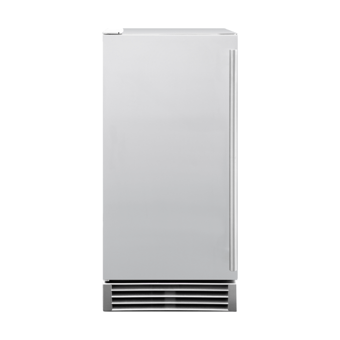 TrueFlame Refrigeration + Cooling TrueFlame 15" UL Outdoor Rated Ice Maker with Stainless Door - 50 lb. Capacity / TF-IM-15
