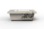 American Fyre Designs Fire Features American Fyre Designs Contempo Rectangle Propane Gas Drawer Tank Firetable / 785-xx-11-M4PC