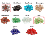 American Fyre Designs Fire Features American Fyre Designs Fire Gems / Black Granite, Black Pearl, Blue Topaz, Champagne, Deep Amber, Emerald, Glacier, Mint, Sapphire, or Ruby