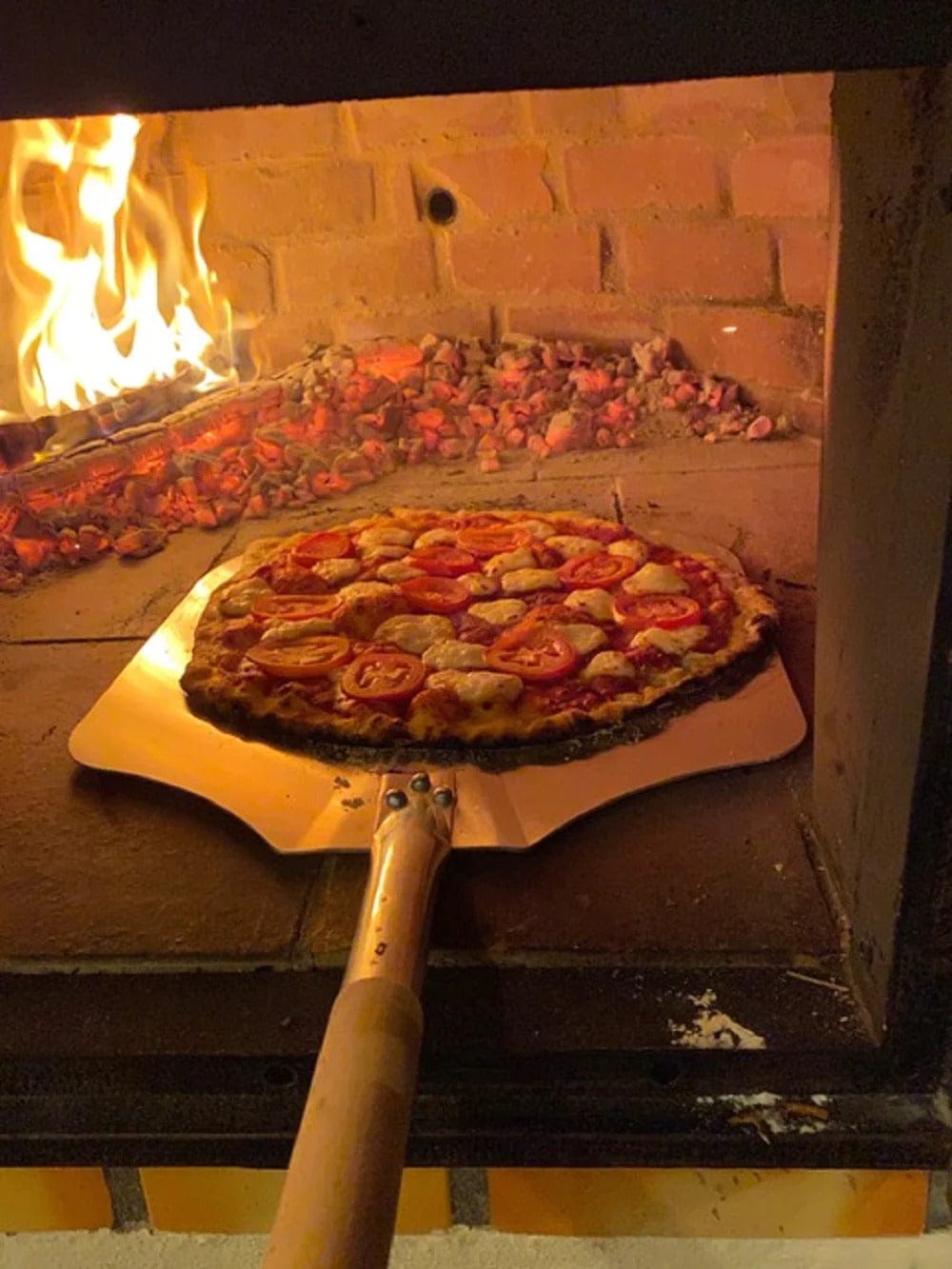 Authentic Pizza Ovens Pizza Ovens Authentic Pizza Ovens ‘Lisboa Stone Finish’ Premium Wood-Fired Pizza Oven / Handmade, Brick, Bake, Roast, Rotisserie / LISSTNPREM