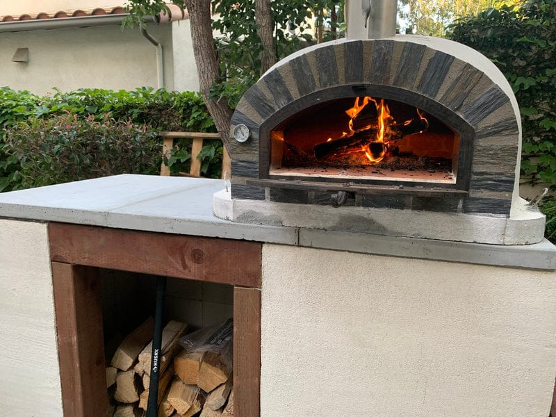 Authentic Pizza Ovens Pizza Ovens Authentic Pizza Ovens ‘Pizzaioli Stone Arch’ Premium Wood-Fired Pizza Oven / Handmade, Brick, Bake, Roast / PIZSAPREM