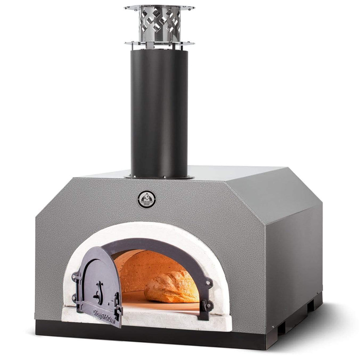 Chicago Brick Oven Pizza Ovens Silver Vein Chicago Brick Oven Wood Fired Pizza Oven / CBO-750 Countertop / 38&quot; X 28&quot; Cooking Surface / CBO-O-CT-750