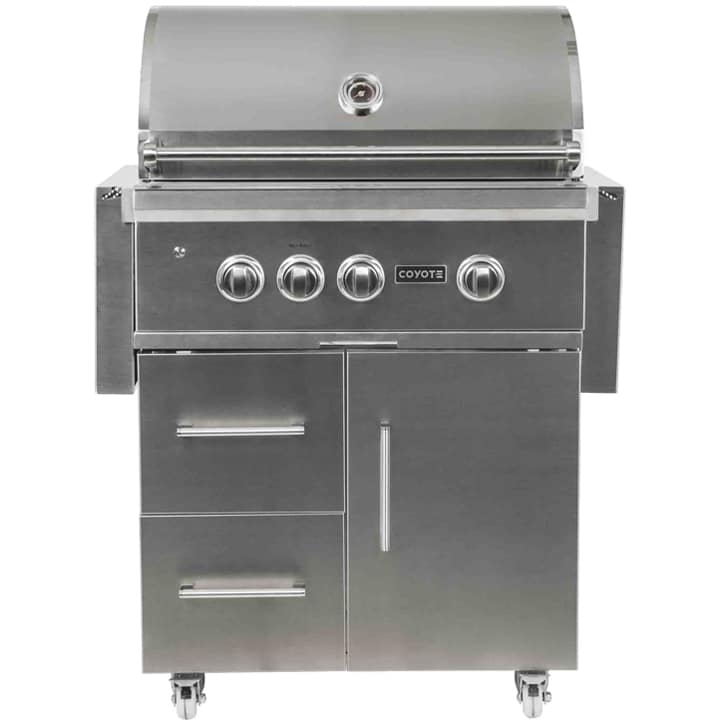 Coyote Grill Natural Gas Coyote S-Series 30" Grill, LED Lights, Ceramics C2SL30-FS