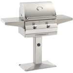 Firemagic Grills Fire Magic Choice C430S 24-Inch Gas Grill With Analog Thermometer On Patio Post - C430S-RT1-P6