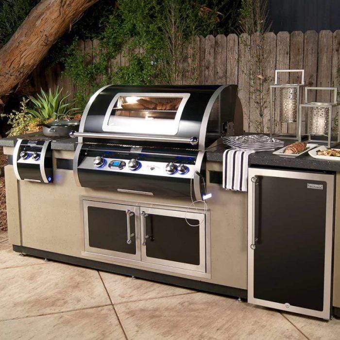Firemagic Grills Fire Magic Echelon Black Diamond Edition H790i 36-Inch Built-In Gas Grill With Rotisserie, Infrared Burner, Digital Thermometer & Magic View Window H790i-8L1-W