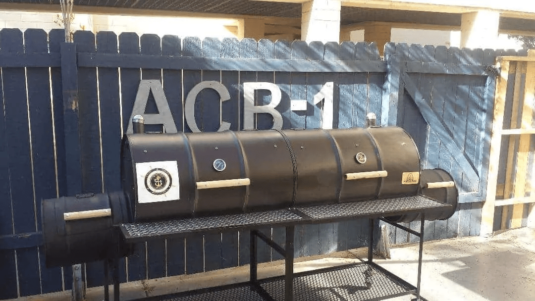 Moss Grills Grill Moss Grills Double Barrel Custom BBQ Grill with Double Firebox - 202