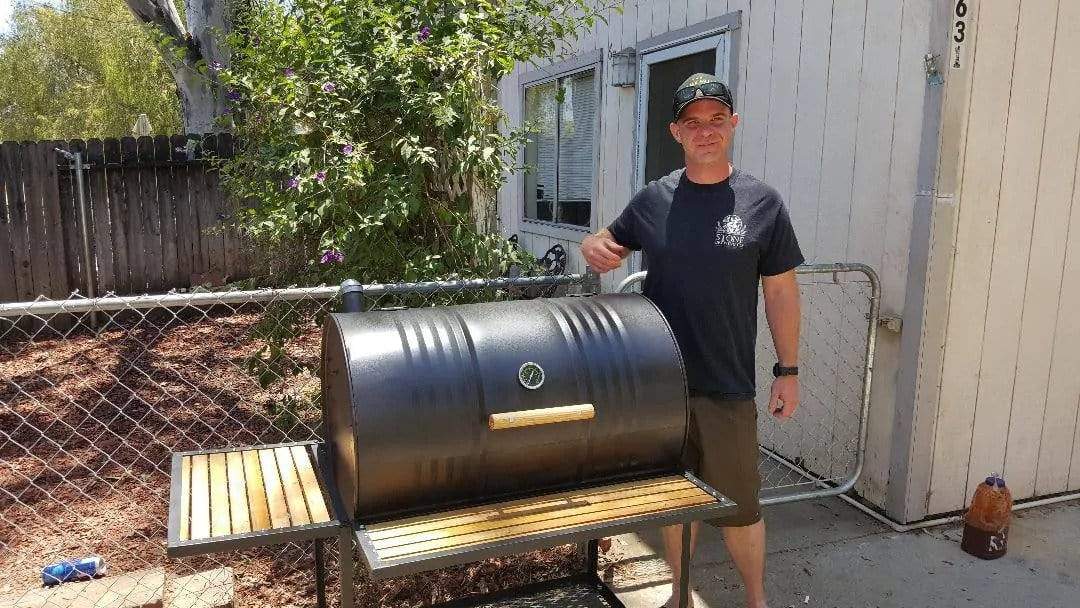 Moss Grills Grill Moss Grills Single Barrel Basic Custom BBQ Grill - 102