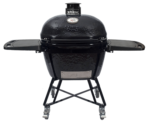 Primo Grills Primo Oval XL 400 Ceramic Kamado Grill With Stainless Steel Grates / PGCXLH