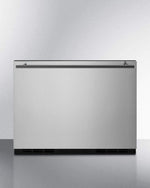 Summit Refrigeration + Cooling Summit Single Drawer All-Refrigerator Approved For Outdoor, Residential, and Commercial Use, Built-In Capable or Freestanding, with Digital Thermostat, Frost-Free Operation, and Panel-Ready Stainless Steel Drawer / FF1DSS