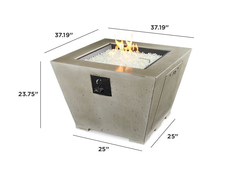 The Outdoor Great Room Fire Features The Outdoor GreatRoom Cove Square Gas Fire Pit Bowl / CV-2424
