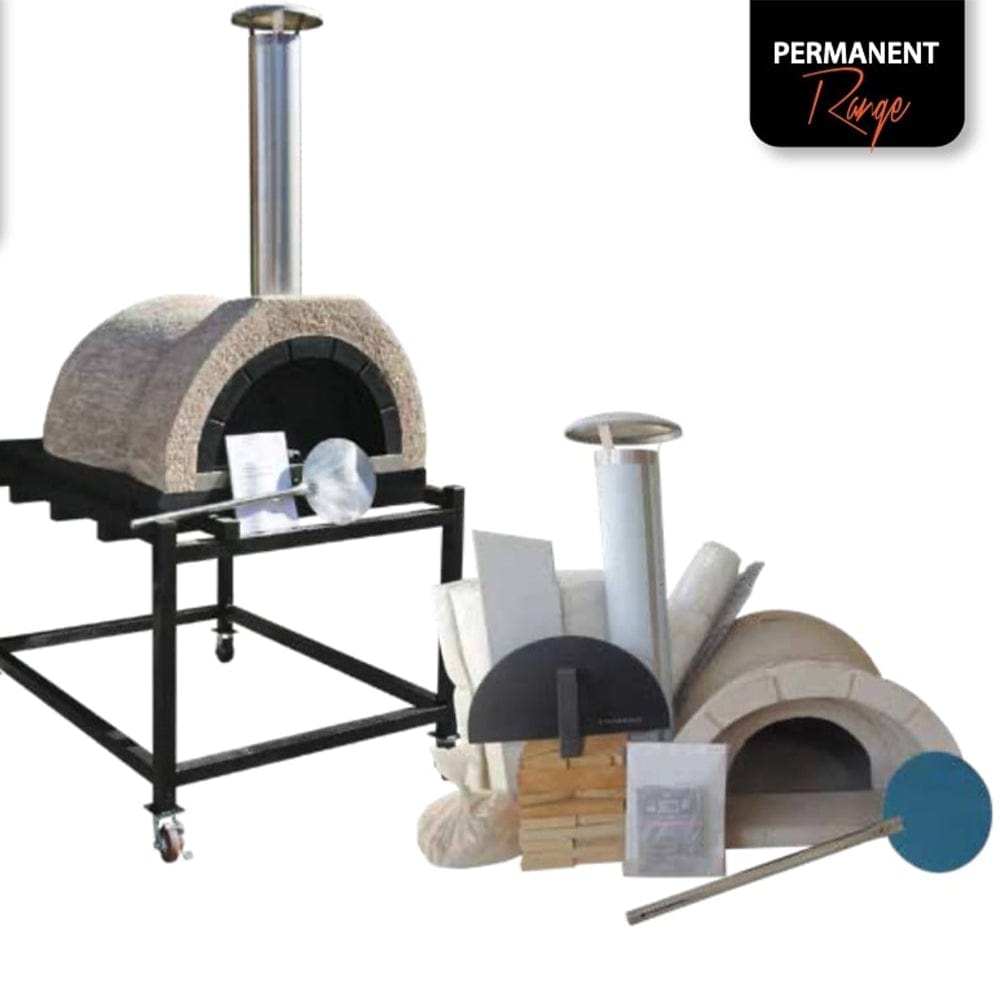 WPPO Pizza Ovens WPPO DIY 38&quot;, 50&quot;, or 55&quot; Wood Fired Pizza Oven Kit / Includes SS Flue &amp; Black Door / WDIY-AD70, WDIY-ADFUN, WDIY-AD100