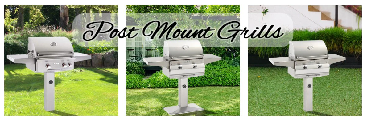 Post Mount Gas Grills