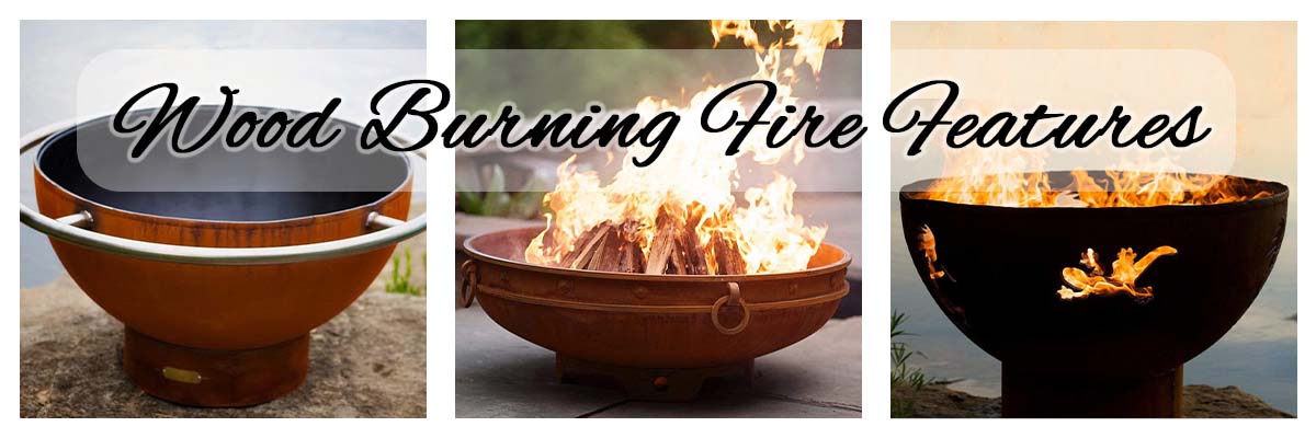 Wood Burning Fire Features