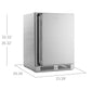 NewAge Products Classic Series - Modular 24” Under Counter Fridge