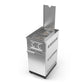 NewAge Products Platinum Dual Side Burner Cabinet | Stainless Steel