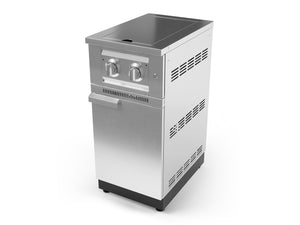 NewAge Products Platinum Dual Side Burner Cabinet | Stainless Steel