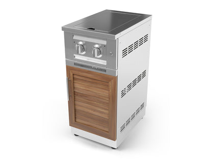 NewAge Products Platinum Dual Side Burner Cabinet | Stainless Steel