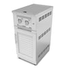 NewAge Products Platinum Dual Side Burner Cabinet | Stainless Steel - Louvered White