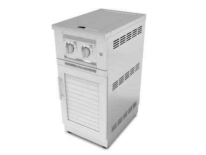 NewAge Products Platinum Dual Side Burner Cabinet | Stainless Steel