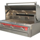 Alfresco 36" Intelligent Professional Built-In Gas Grill / Stainless Steel, 3 Burners, Rotisserie, Cover / AIPG-36