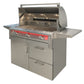 Alfresco 36” Intelligent Professional Freestanding Grill / Stainless Steel, 3 Burners, Rotisserie, Cover / AIPG-36C