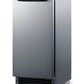 Summit BIM271OS icemaker on leveling legs with kickplate removed