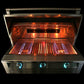 Alfresco 36" Intelligent Professional Built-In Gas Grill / Stainless Steel, 3 Burners, Rotisserie, Cover / AIPG-36