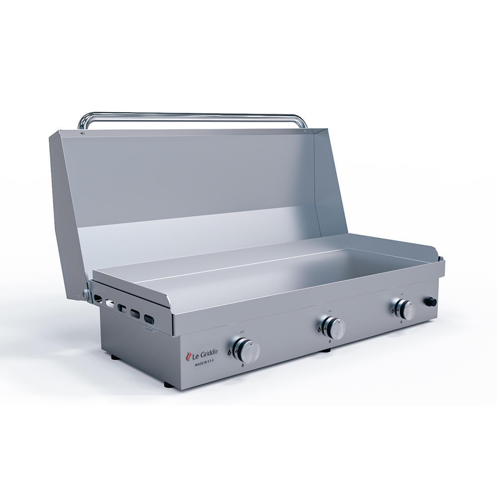 The Big Texan Gas Griddle | With Lid(GFE105 LK) or Without Lid (GFE105)