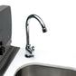 Mont Alpi 400 Classic Island with Beverage Center and Kegerator | 4-Burner Grill, Sink, Fridge, Stainless Steel | MAi400-KEGBEV