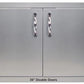 Haven 8 Ft Artisan Outdoor Kitchen Island with 24" Refrigerator | HART96REF
