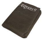 Folded black grill cover for 30" built-in grills, made of durable vinyl to protect premium outdoor kitchens.