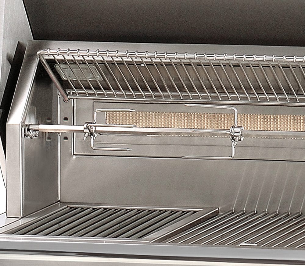 Alfresco Grills Alfresco 30” Built-In Luxury Gas Grill / Stainless Steel, 18SR Burners, Smoker, Infrared Rear Burner, Rotisserie, Cover / ALXE-30