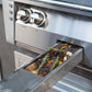 Alfresco Grills Alfresco 30” Freestanding Cart Luxury Gas Grill / Stainless Steel, 18SR Burners, Smoker, Infrared Rear Burner, Rotisserie, Cover / ALXE-30C