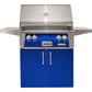 Alfresco Grills Alfresco 30” Freestanding Cart Luxury Gas Grill / Stainless Steel, 18SR Burners, Smoker, Infrared Rear Burner, Rotisserie, Cover / ALXE-30C