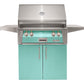 Alfresco Grills Alfresco 30” Freestanding Cart Luxury Gas Grill / Stainless Steel, 18SR Burners, Smoker, Infrared Rear Burner, Rotisserie, Cover / ALXE-30C