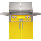 Alfresco Grills Alfresco 30” Freestanding Cart Luxury Gas Grill / Stainless Steel, 18SR Burners, Smoker, Infrared Rear Burner, Rotisserie, Cover / ALXE-30C