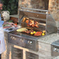 Alfresco Grills Alfresco 36” Freestanding Cart Luxury Gas Grill / Stainless Steel, 18SR Burners, Smoker, Infrared Rear Burner, Rotisserie, Cover / ALXE-36C