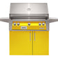 Alfresco Grills Alfresco 36” Freestanding Cart Luxury Gas Grill with SearZone / Stainless Steel, Smoker, Infrared Rear Burner, Rotisserie, Cover / ALXE-36SZC