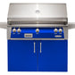 Alfresco Grills Alfresco 42” Freestanding Cart Luxury Gas Grill / Stainless Steel, 18SR Burners, Smoker, Infrared Rear Burner, Rotisserie, Cover / ALXE-42C