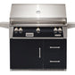 Alfresco Grills Alfresco 42” Freestanding Refrigerated Cart Luxury Gas Grill / Stainless Steel, 18SR Burners, Smoker, Infrared Rear Burner, Rotisserie, Cover / ALXE-42R
